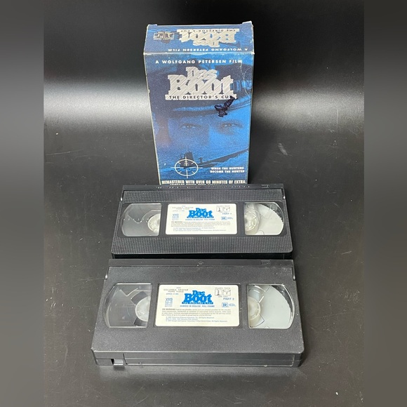 Das Boot - The Directors Cut (VHS, 1997, Directors Cut) Vintage Movie Retro - Picture 2 of 4